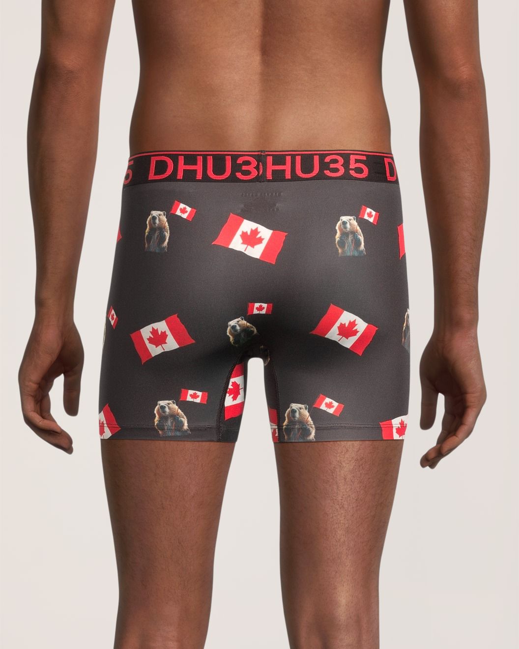 Caleçon boxeur à la mode en microfibre à imprimé pour hommes, Denver Hayes