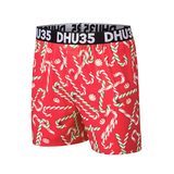 Denver Hayes Men's Christmas Microfibre Loose Fit Boxer Briefs Front_Angled_Left
