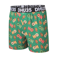 Denver Hayes Men's Christmas Microfibre Loose Fit Boxer Briefs