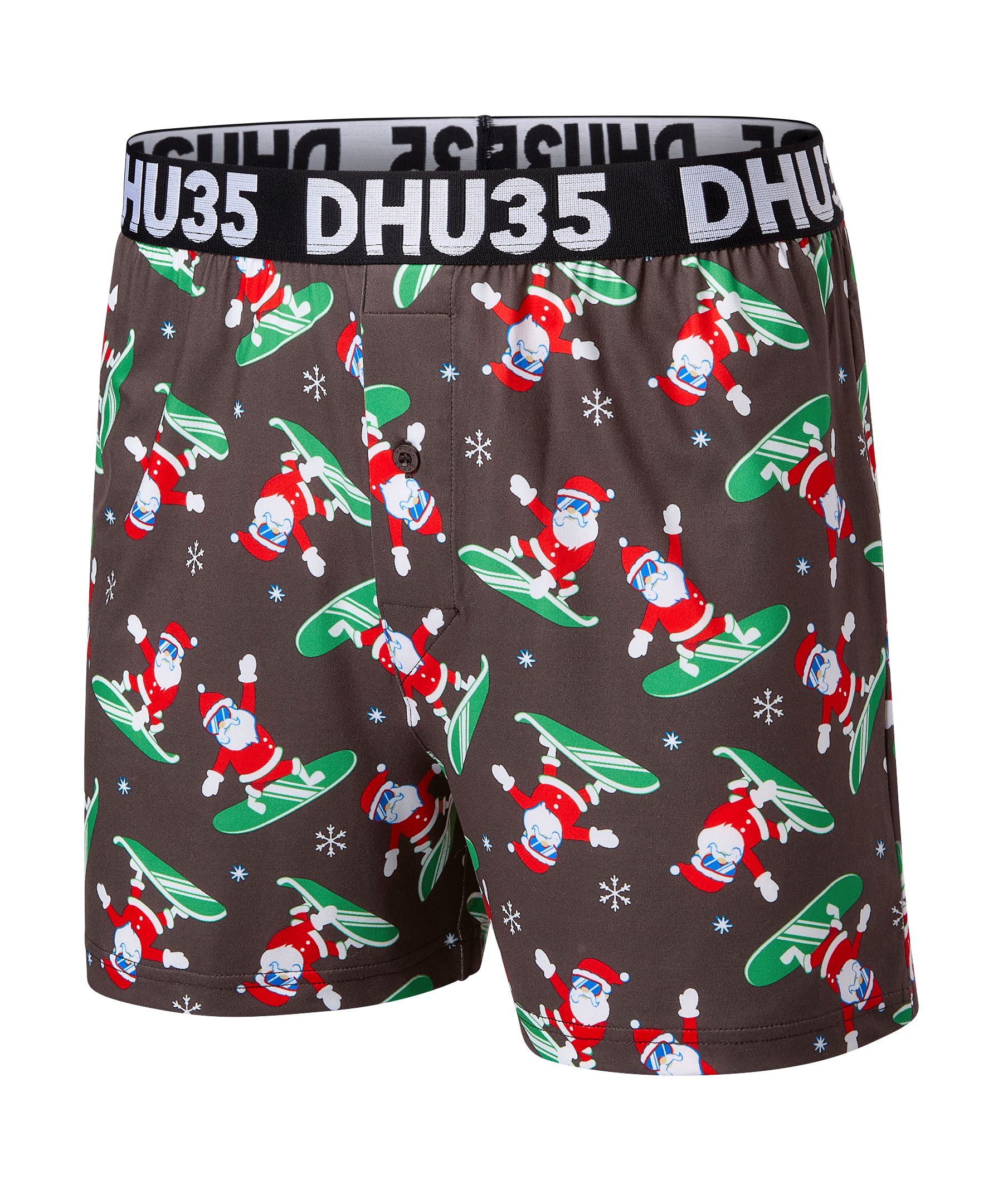 Caleçon boxeur de Noël de coupe ample en microfibre pour hommes, Denver Hayes