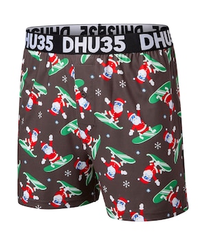 Denver Hayes Men's Christmas Microfibre Loose Fit Boxer Briefs