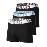 Caleçon court extensible en coton à la mode pour hommes, Denver Hayes, paquet de 3 Front_Angled_Left