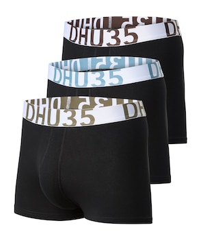 Caleçon court extensible en coton à la mode pour hommes, Denver Hayes, paquet de 3