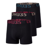 Caleçon boxeur à la mode extensible en coton pour hommes, Denver Hayes, paquet de 3 Front_Angled_Left