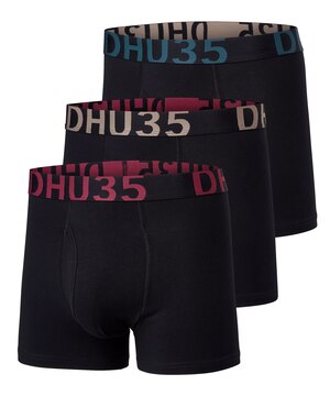 Caleçon boxeur à la mode extensible en coton pour hommes, Denver Hayes, paquet de 3