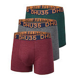 Denver Hayes Men's 3 pk Fashion Cotton Stretch Boxers Briefs Front_Angled_Left