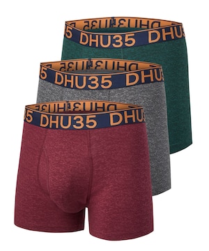 Denver Hayes Men's 3 pk Fashion Cotton Stretch Boxers Briefs