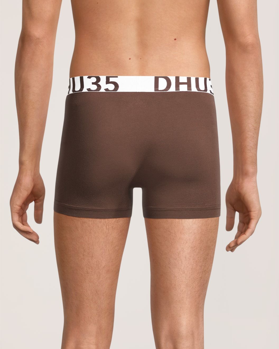 Caleçon court extensible à la mode en coton de couleur unie pour hommes, Denver Hayes, paquet de 3