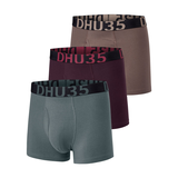 Denver Hayes Men's 3 pk Fashion Cotton Stretch Boxer Briefs Front_Angled_Left