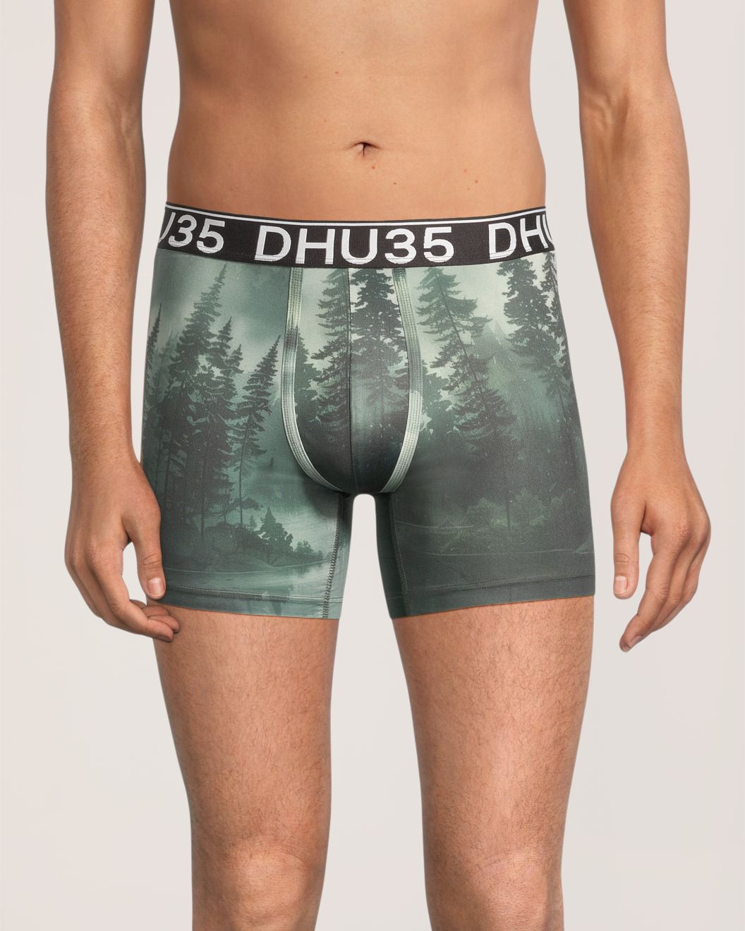 Denver Hayes Men's Fashion Microfibre Photo Real Boxer Briefs