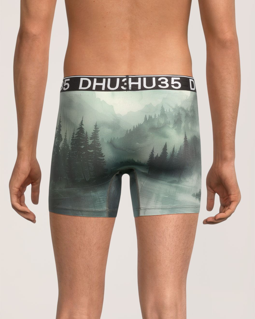 Denver Hayes Men's Fashion Microfibre Photo Real Boxer Briefs