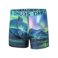 Caleçon boxeur en microfibre à imprimé de photo véritable à la mode pour hommes, Denver Hayes