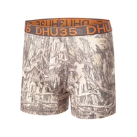 Caleçon boxeur en microfibre à imprimé de photo véritable à la mode pour hommes, Denver Hayes