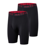 Boxeur long en microfibre pour hommes, Matrix, paquet de 2 Front_Angled_Left