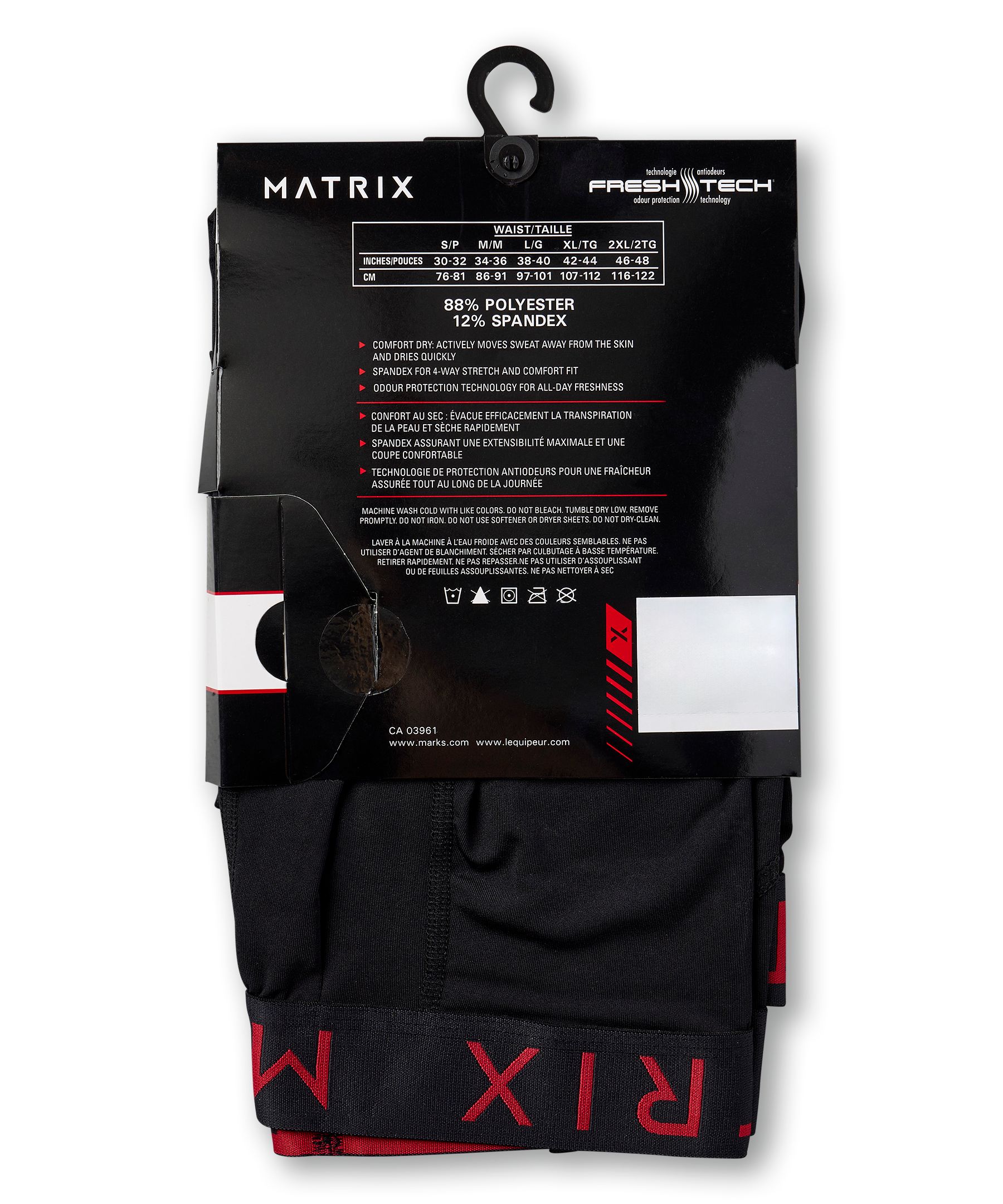 Matrix Men's 2 pk Microfibre Long Boxers