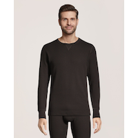 Haut isotherme à point de brioche et à col ras du cou pour hommes, WindRiver Front_Flat