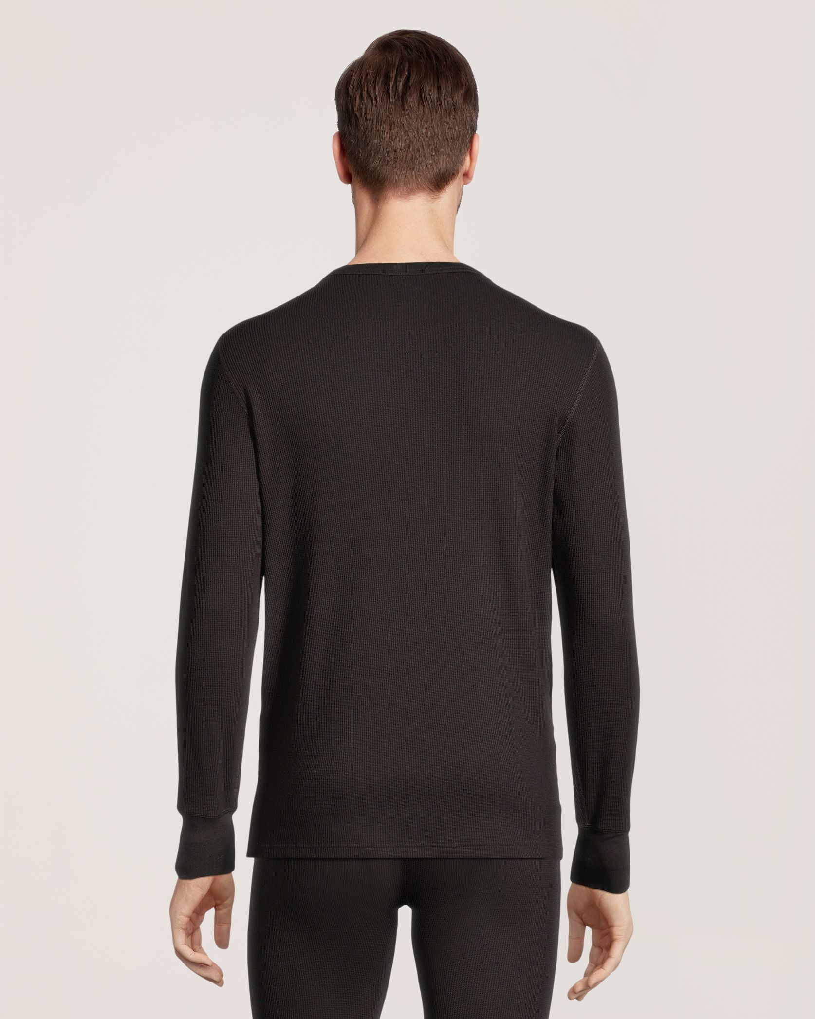 Haut isotherme extensible à point de brioche et à col ras du cou pour hommes, WindRiver