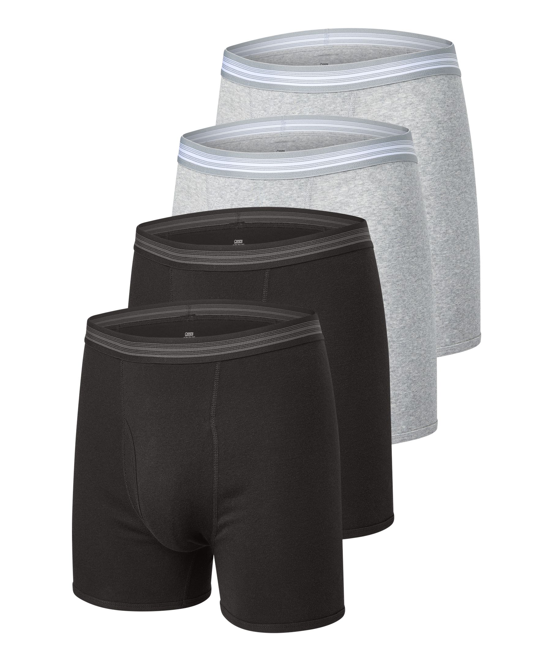 Caleçon boxeur en coton pour hommes, Civics, paquet de 4