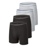 Caleçon boxeur en coton pour hommes, Civics, paquet de 4 Front_Angled_Left