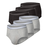 Caleçon en coton pour hommes, Civics, paquet de 6 Front_Angled_Left