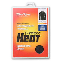 WindRiver Men's T-Max Heat Flex Merino Quarter-Zip Winter Top