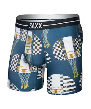 Caleçon boxeur en filet perméable à l'air pour hommes, BallPark Pouch, Volt, SAXX