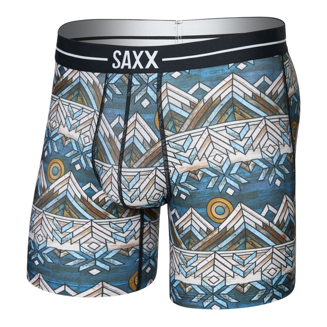 Caleçon boxeur en filet perméable à l'air pour hommes, BallPark Pouch, Volt, SAXX