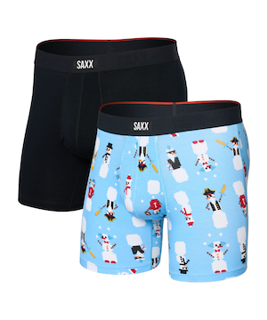 Caleçon boxeur pour hommes, Vibe Xtra, SAXX, paquet de 2&nbsp;paires