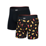 SAXX Men's 2 pk Vibe Xtra Boxer Briefs Front_Angled_Left