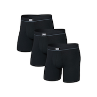 SAXX Men's 3 pk BallPark Pouch® Essential Boxer Briefs Front_Angled_Left