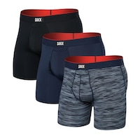 SAXX Men's 3 pk Multi-Sport Mesh Boxer Briefs Front_Angled_Left