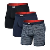 Caleçon boxeur en filet pour hommes, Multi-Sport, SAXX, paquet de 3 Front_Angled_Left