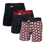 SAXX Men's 3 pk BallPark Pouch® Vibe Xtra Boxer Briefs Front_Angled_Left