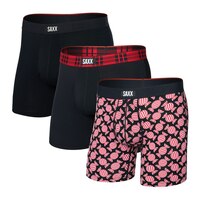 SAXX Men's 3 pk BallPark Pouch® Vibe Xtra Boxer Briefs Front_Angled_Left