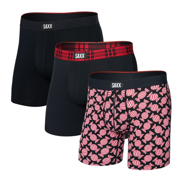 Caleçon boxeur pour hommes, BallPark, Vibe Xtra, SAXX, paquet de 3