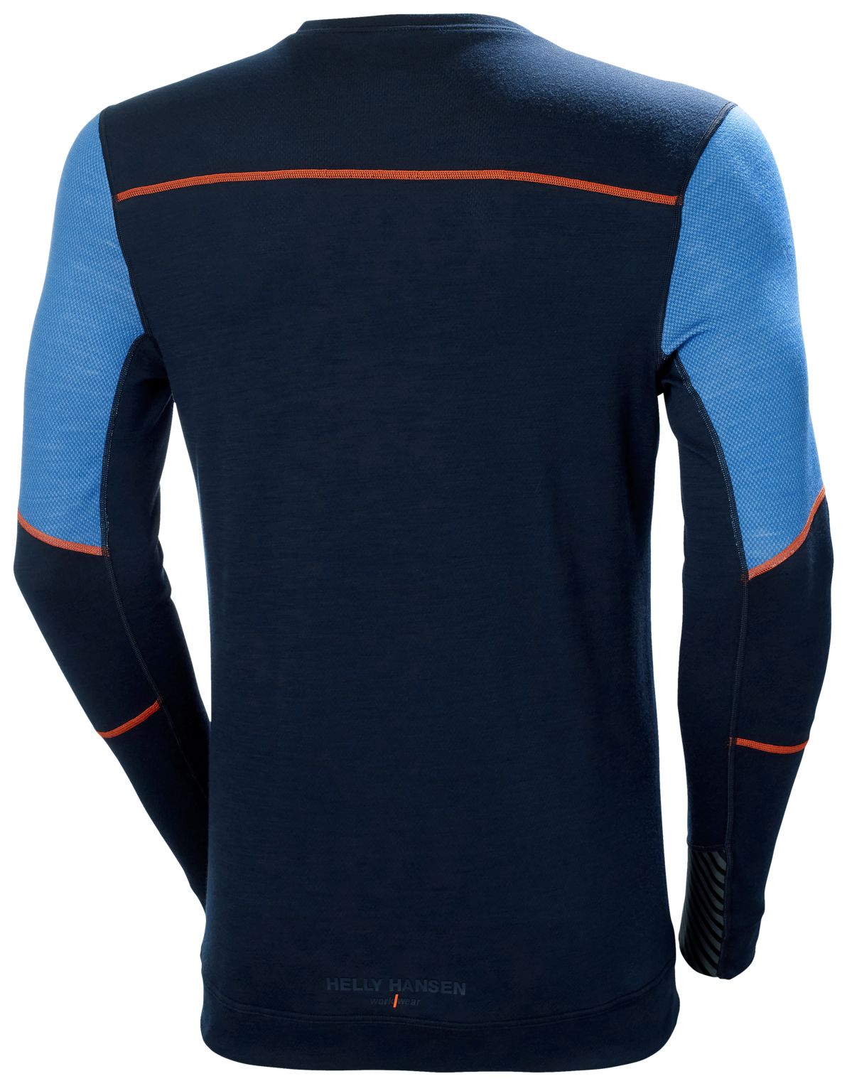 Chemise isotherme Helly Hansen Workwear couche de base en laine mérinos à col ras du cou et à manches longues, pour hommes, Lifa