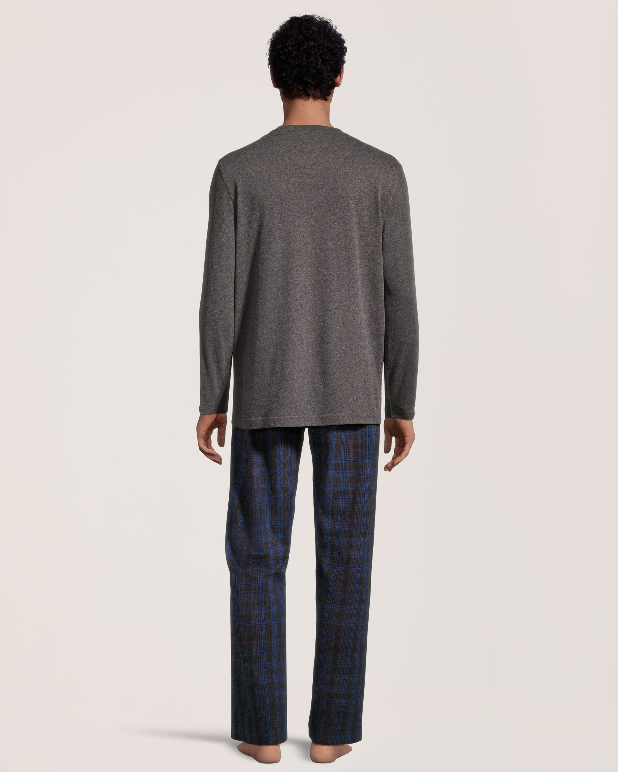 Ensemble de pyjama deux-pièces en flanelle pour hommes, WindRiver