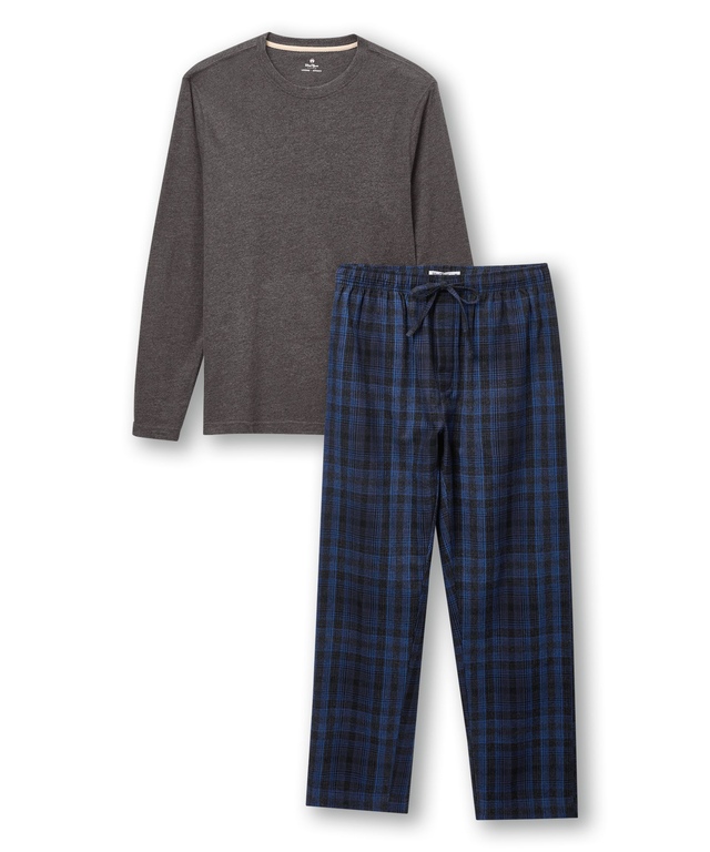 Ensemble de pyjama deux-pièces en flanelle pour hommes, WindRiver