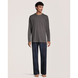 Ensemble de pyjama deux-pièces en flanelle pour hommes, WindRiver Front_Flat
