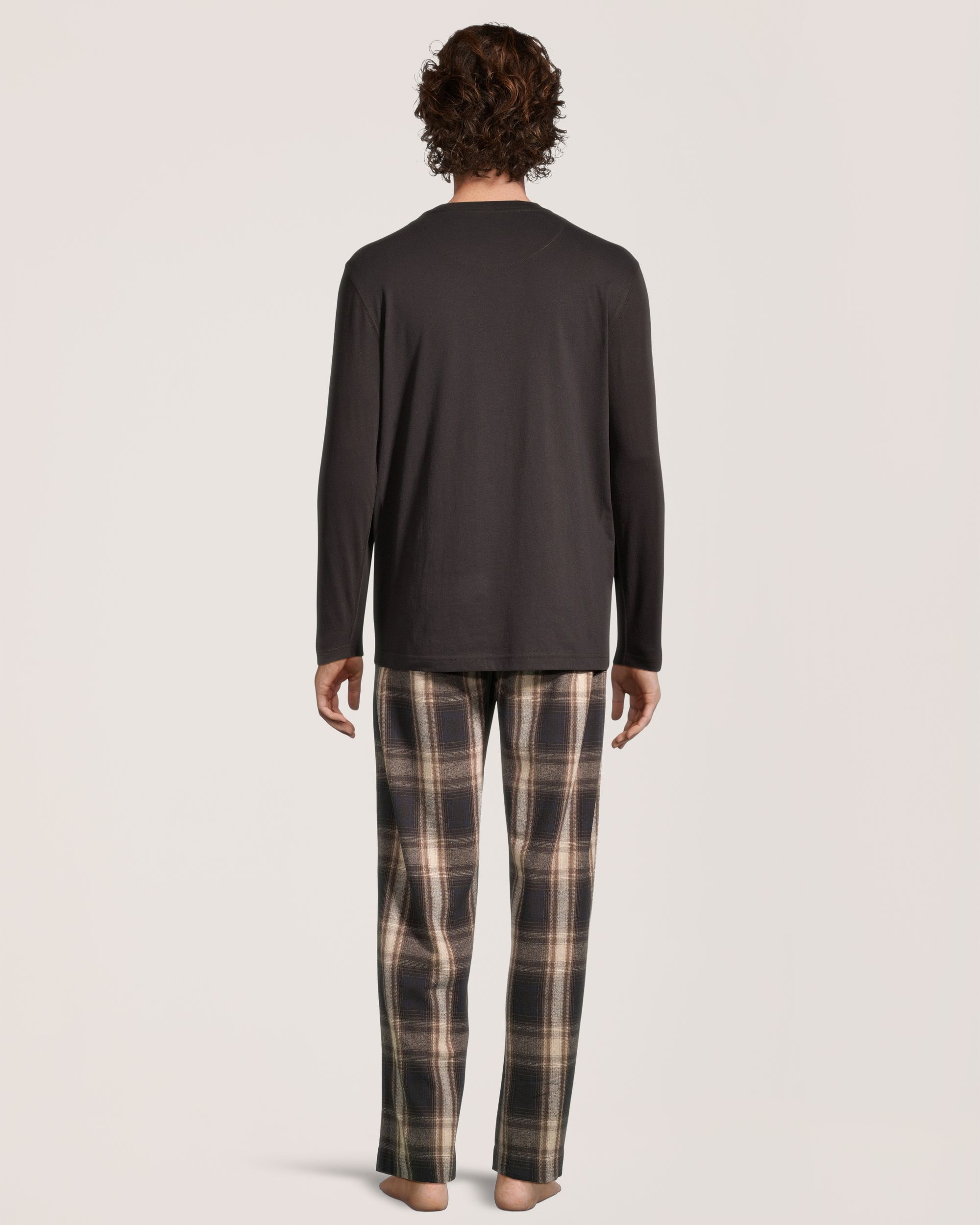 Ensemble de pyjama deux-pièces en flanelle pour hommes, WindRiver