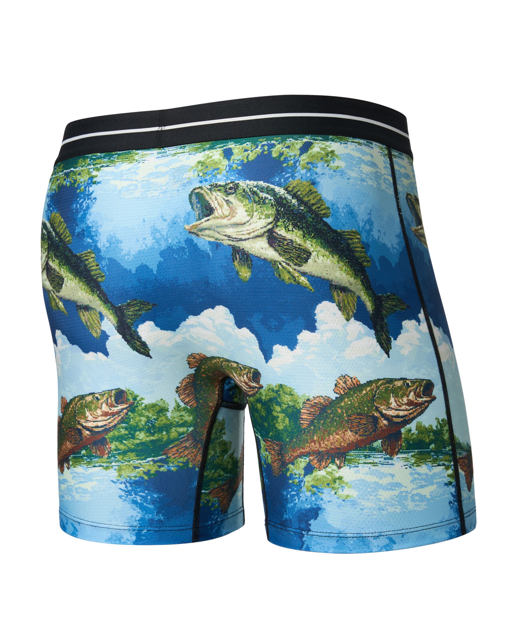 Caleçon boxeur en filet perméable à l'air pour hommes, Volt, SAXX