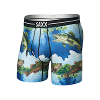 Caleçon boxeur en filet perméable à l'air pour hommes, Volt, SAXX Front_Angled_Left