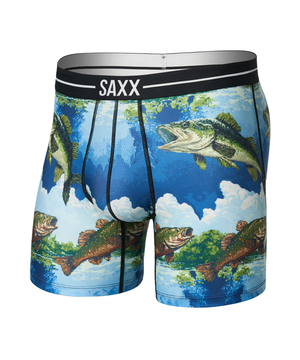 Caleçon boxeur en filet perméable à l'air pour hommes, Volt, SAXX