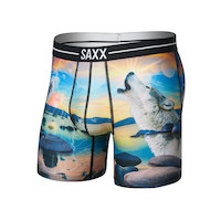 Caleçon boxeur en filet perméable à l'air pour hommes, Volt, SAXX Front_Angled_Left