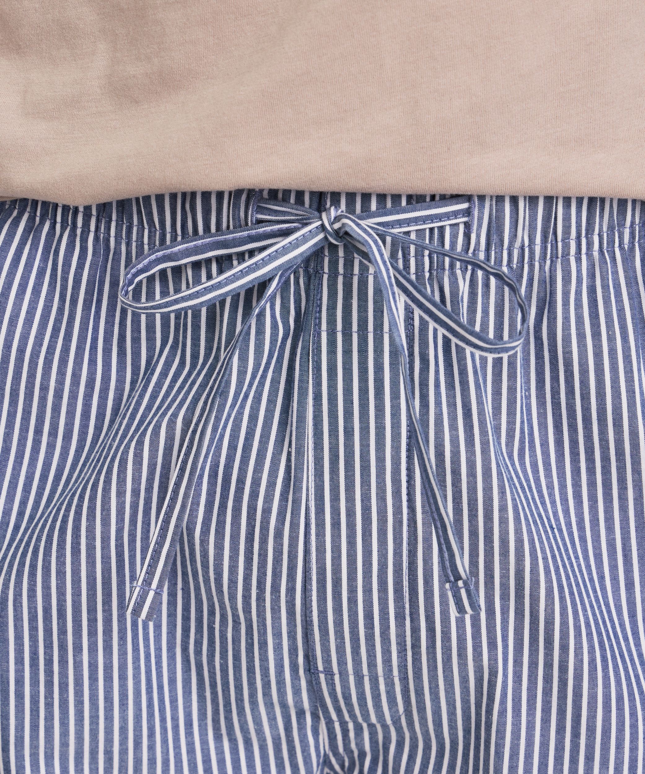 Pantalon de détente tissé rayé pour femmes, Denver Hayes