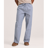 Pantalon de détente tissé rayé pour femmes, Denver Hayes Front_Flat