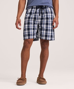 Short de détente tissé à carreaux pour hommes, Denver Hayes