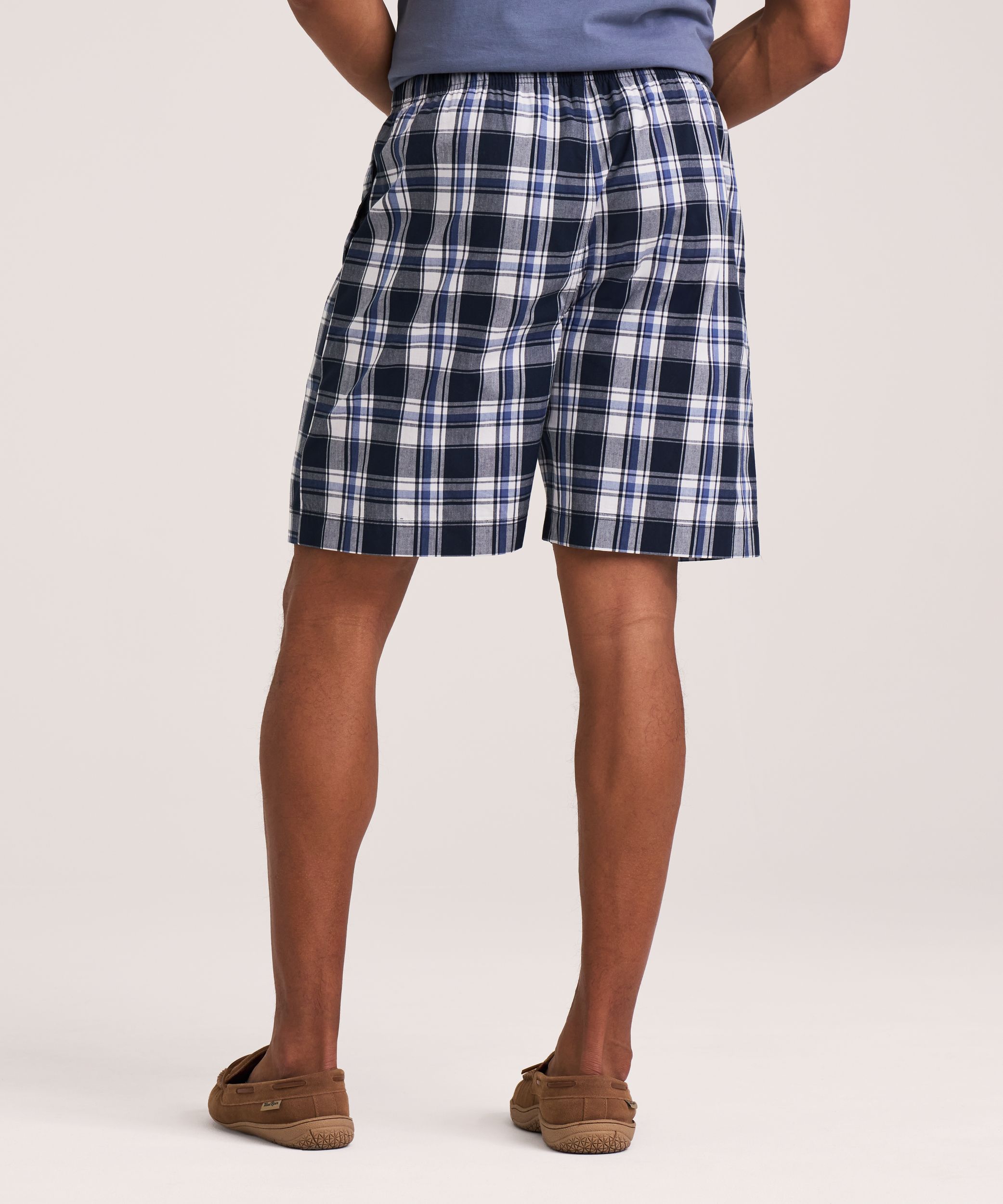 Short de détente tissé à carreaux pour hommes, Denver Hayes