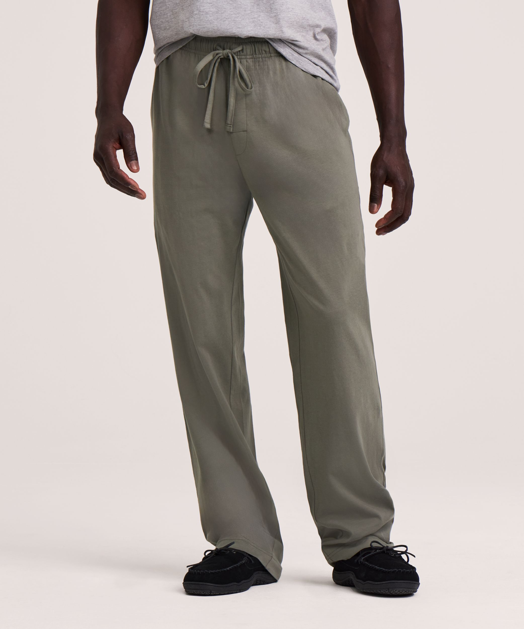 Denver Hayes Men's Jersey Solid Lounge Pant