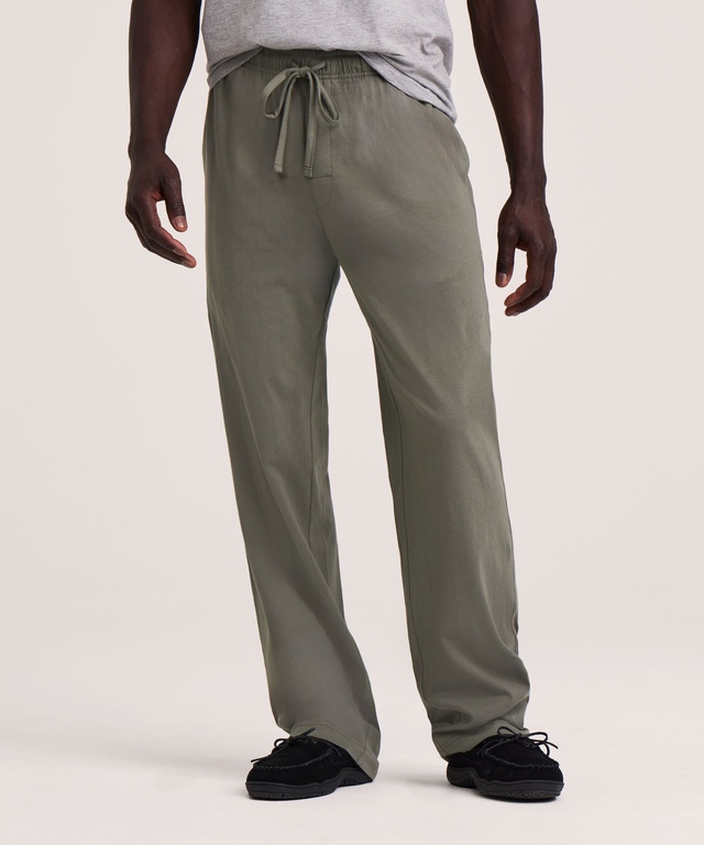 Denver Hayes Men's Jersey Solid Lounge Pant